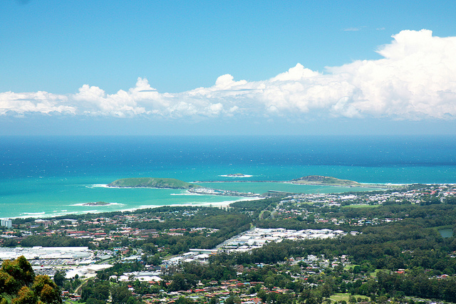 Coffs Harbour from Sealy Lookout